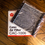 Фильтр салонный SAKURA CAC1006 (угольный)